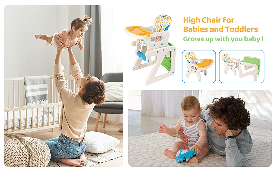 3-in-1 Baby High Chair