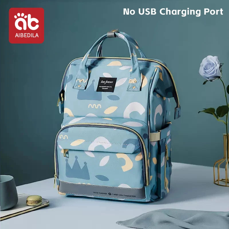 Large-Capacity Diaper Backpack