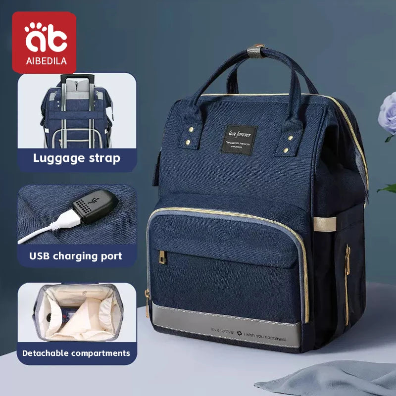 Large-Capacity Diaper Backpack