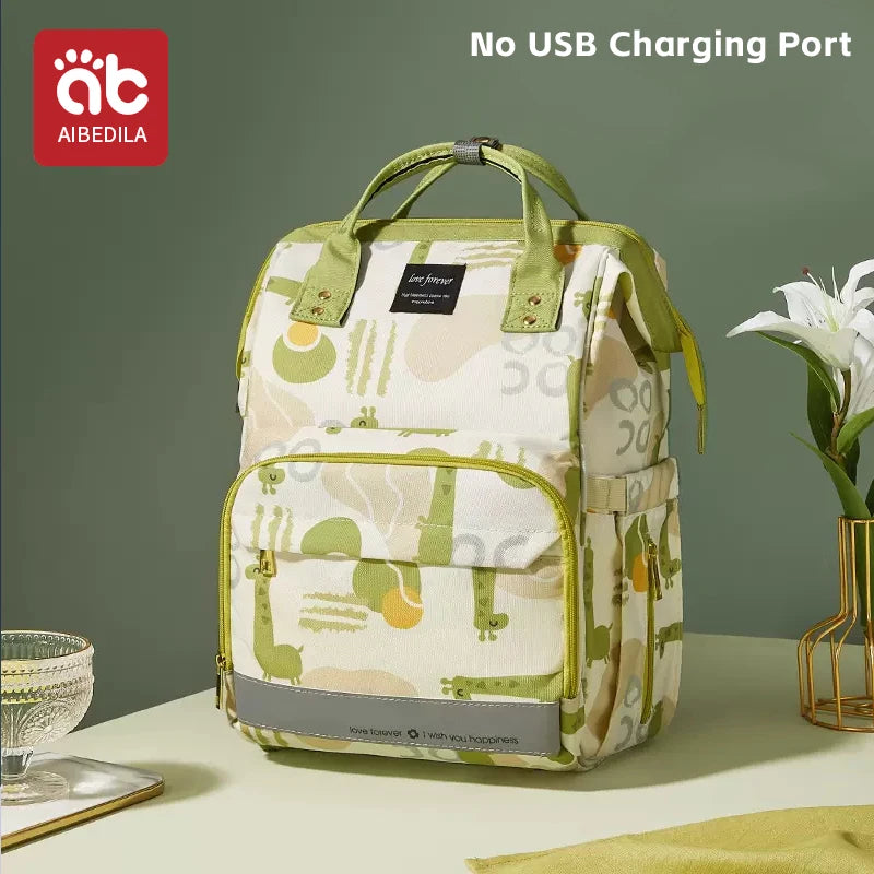 Large-Capacity Diaper Backpack