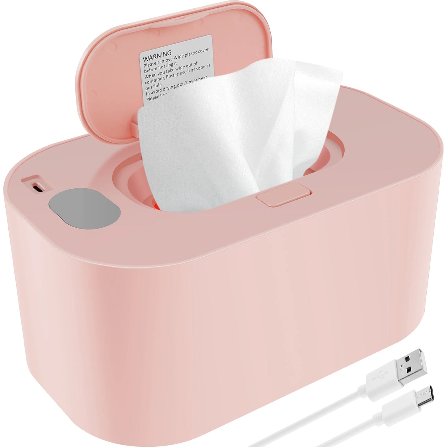 Adjustable Temp Wipe Warmer w/ Nightlight