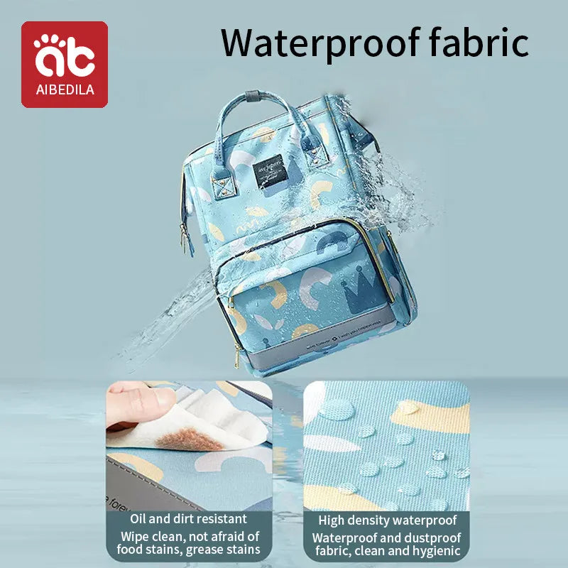 Large-Capacity Diaper Backpack