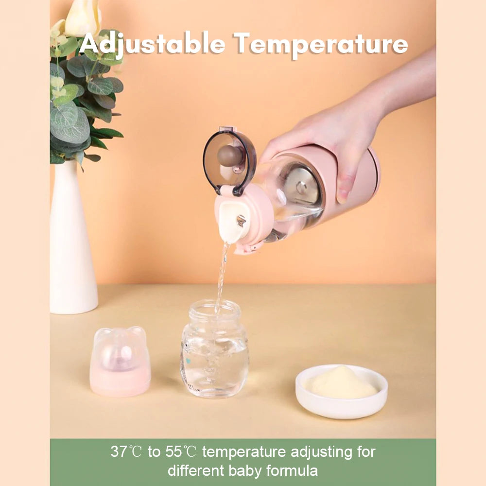 Portable Ultra Fast Bottle Warmer - USB Rechargeable with Control & Display