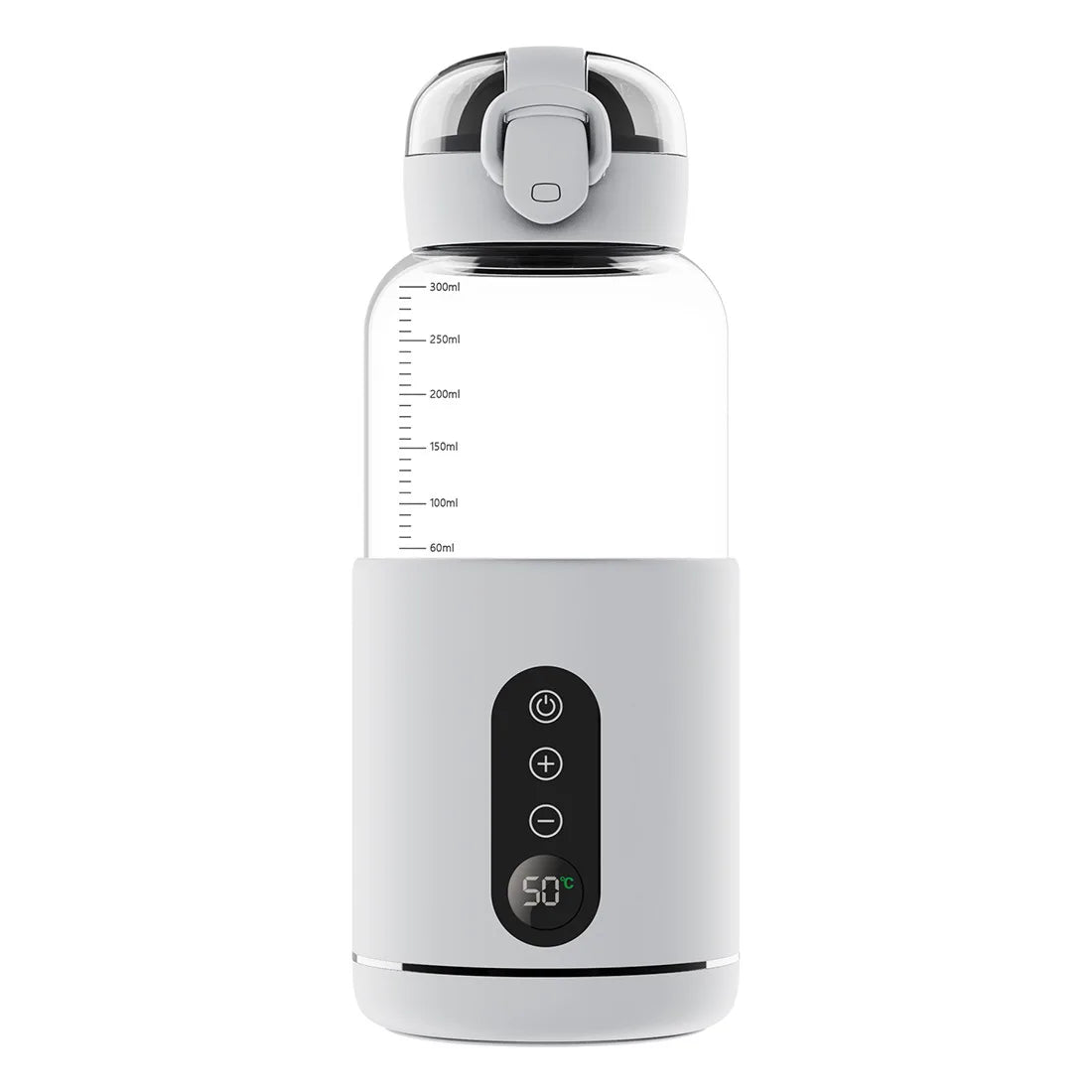 Portable Ultra Fast Bottle Warmer - USB Rechargeable with Control & Display