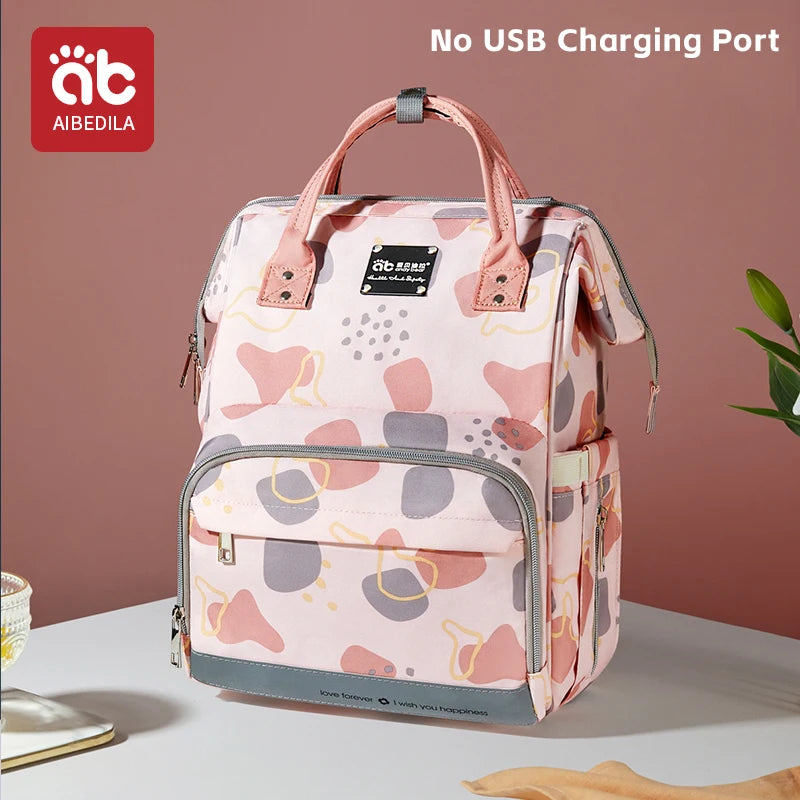 Large-Capacity Diaper Backpack