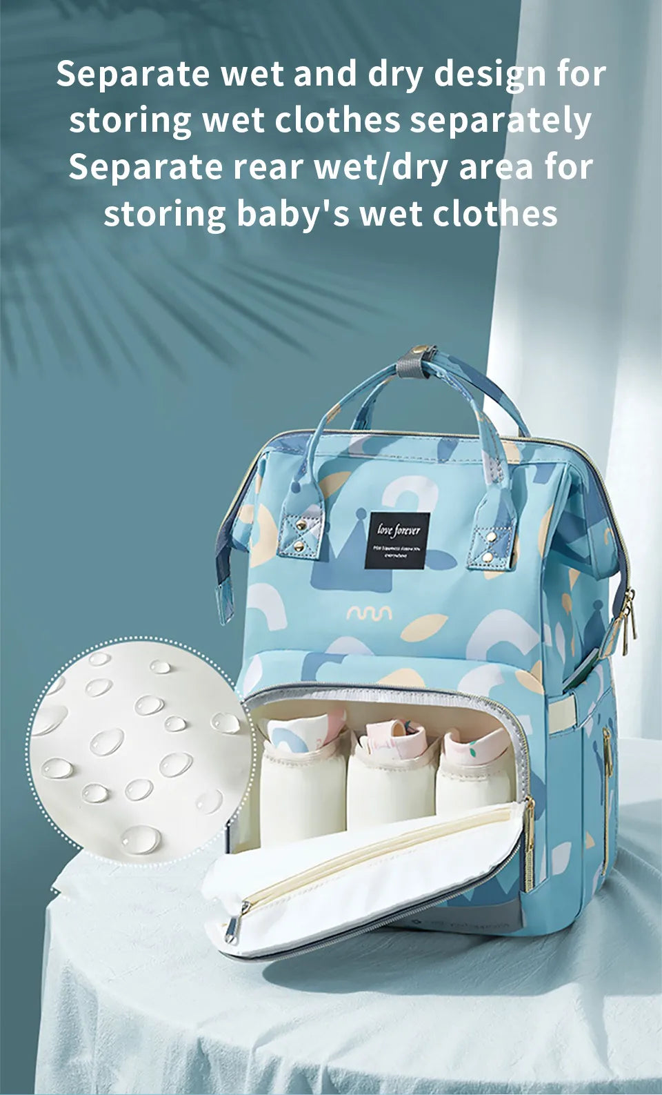 Large-Capacity Diaper Backpack