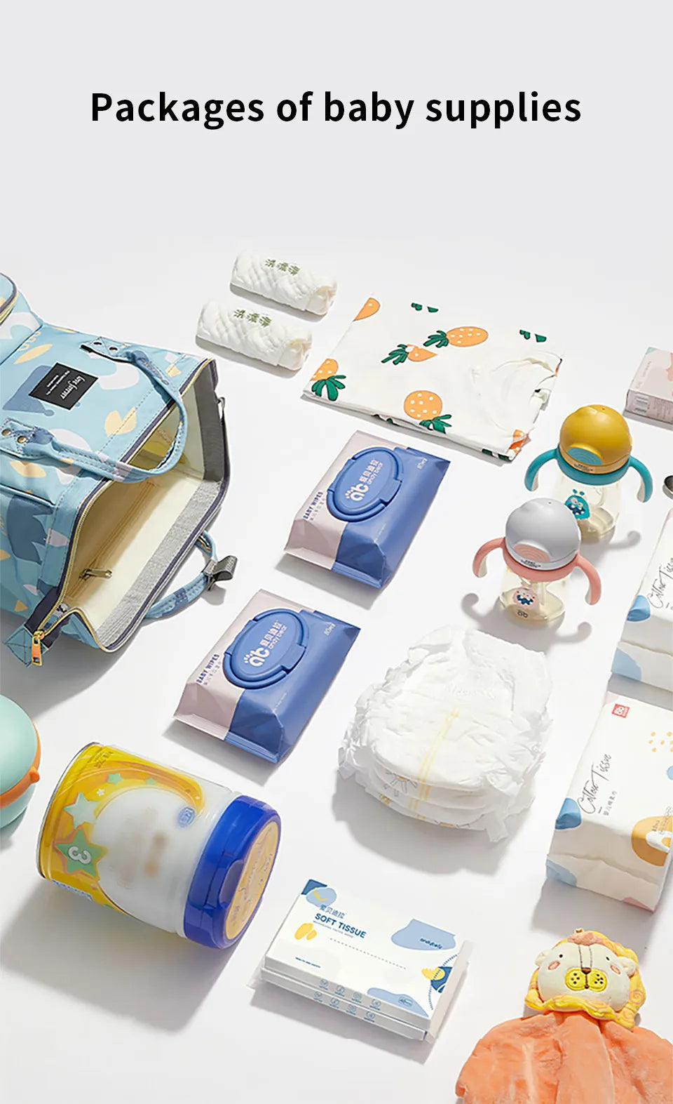 Large-Capacity Diaper Backpack