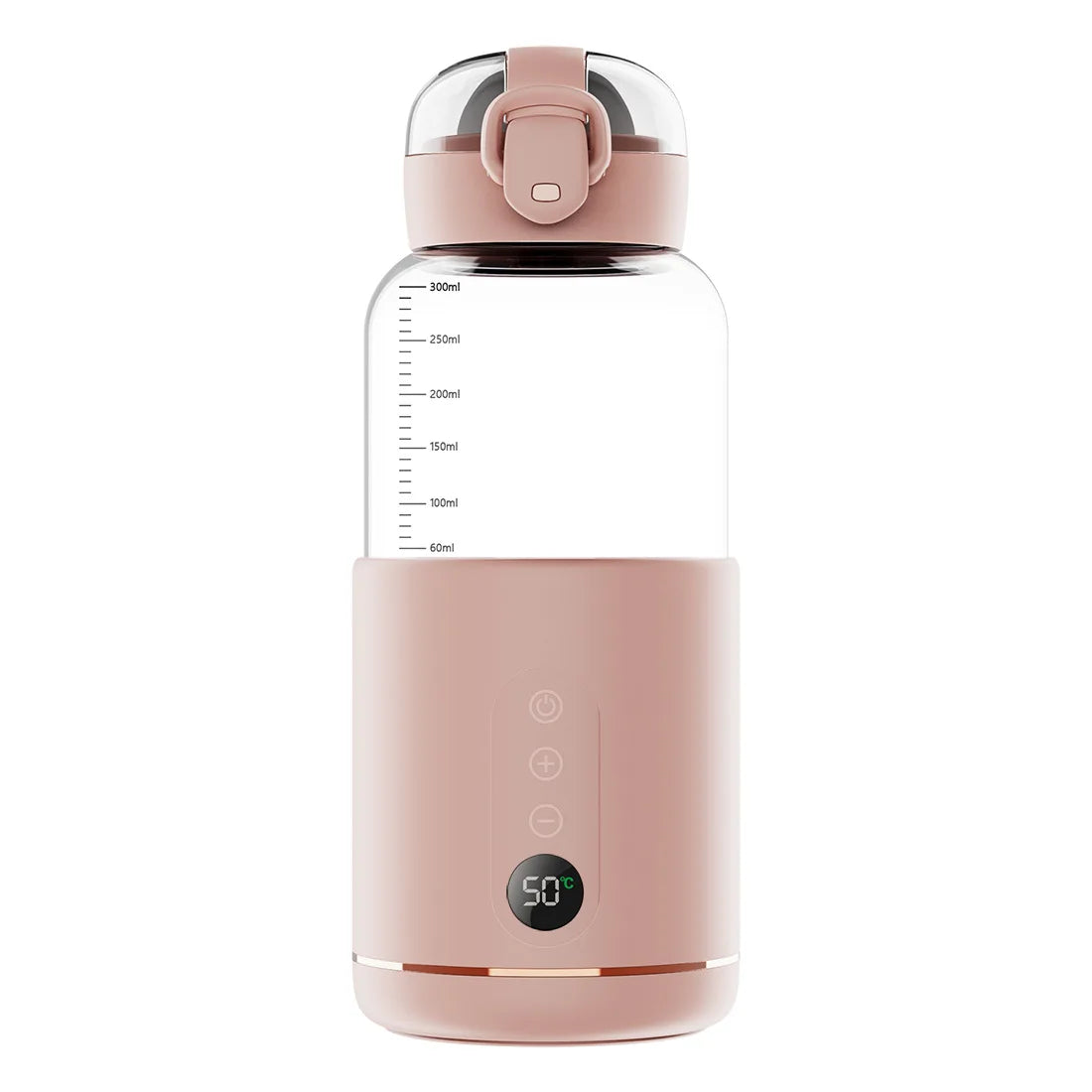 Portable Ultra Fast Bottle Warmer - USB Rechargeable with Control & Display