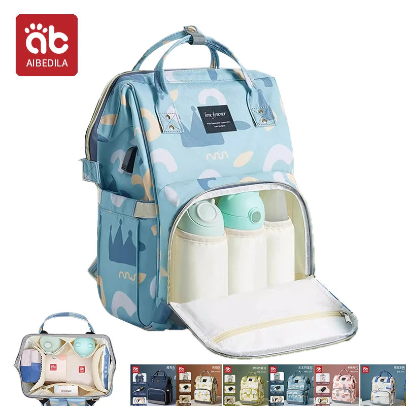 Large-Capacity Diaper Backpack