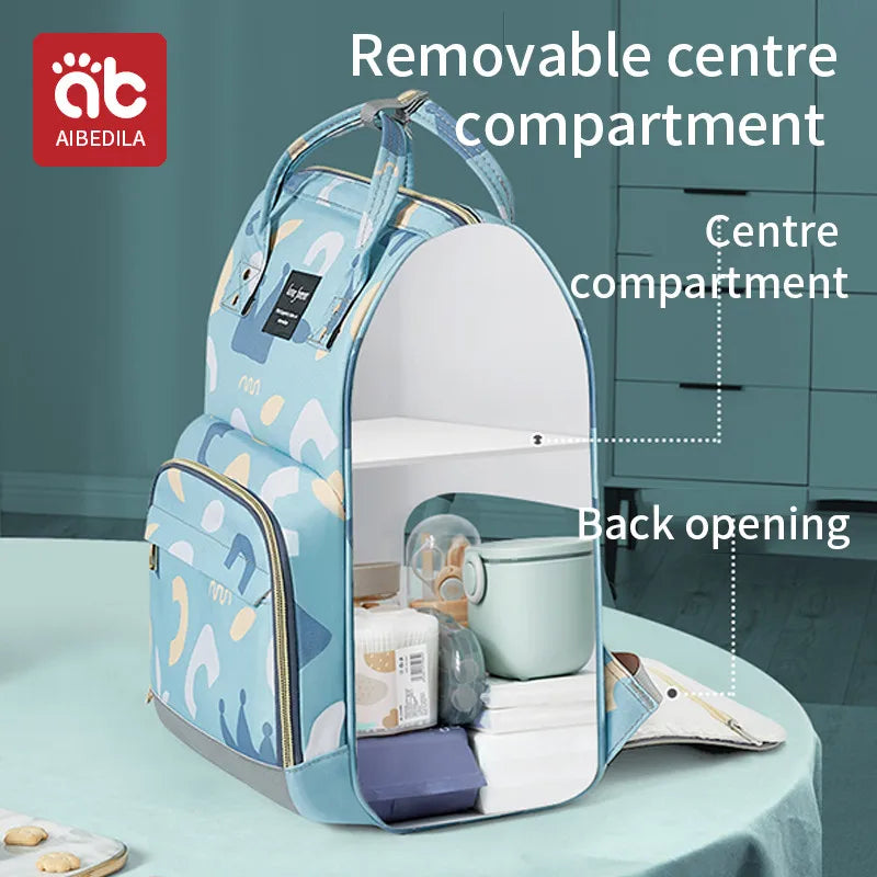 Large-Capacity Diaper Backpack
