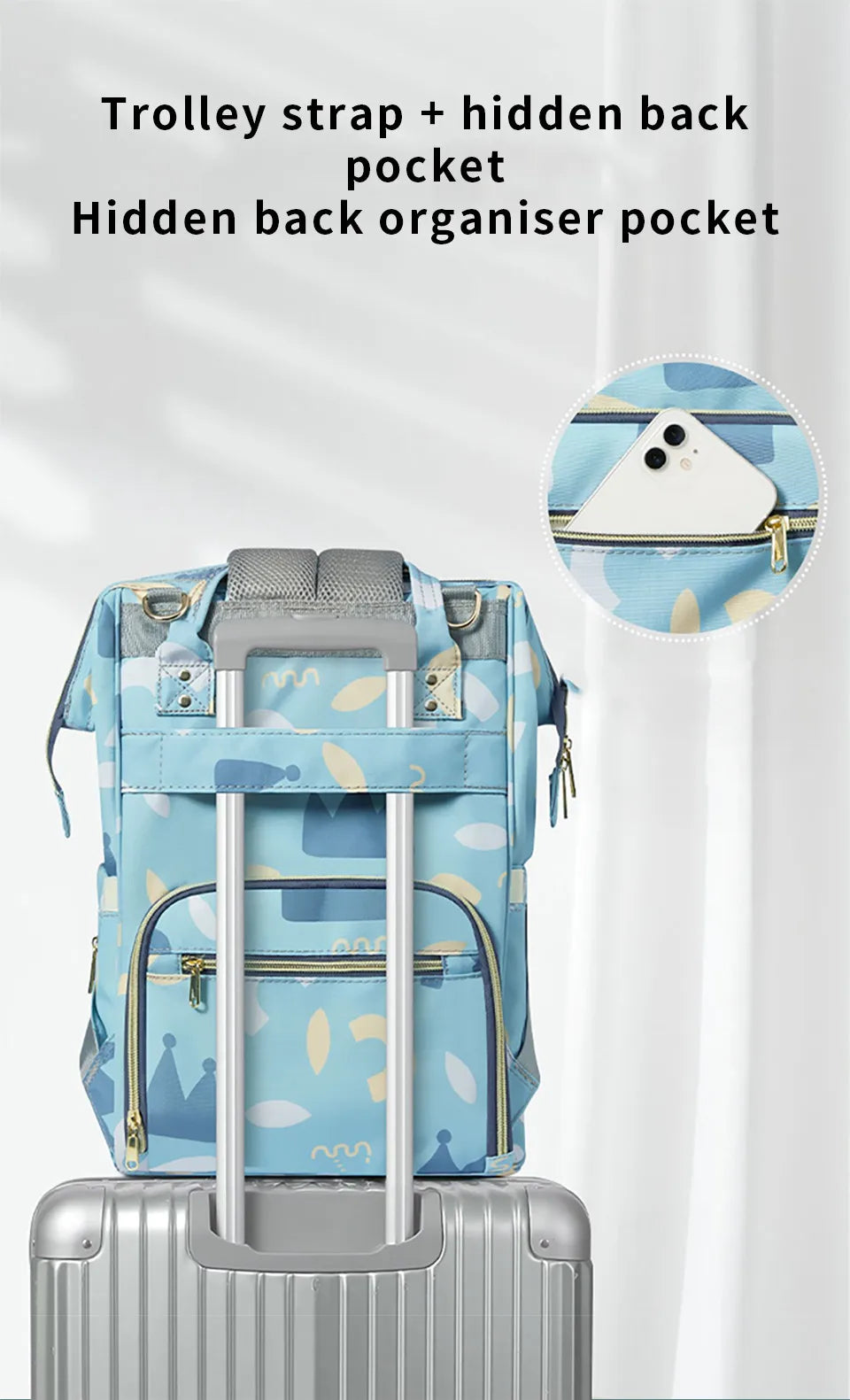 Large-Capacity Diaper Backpack