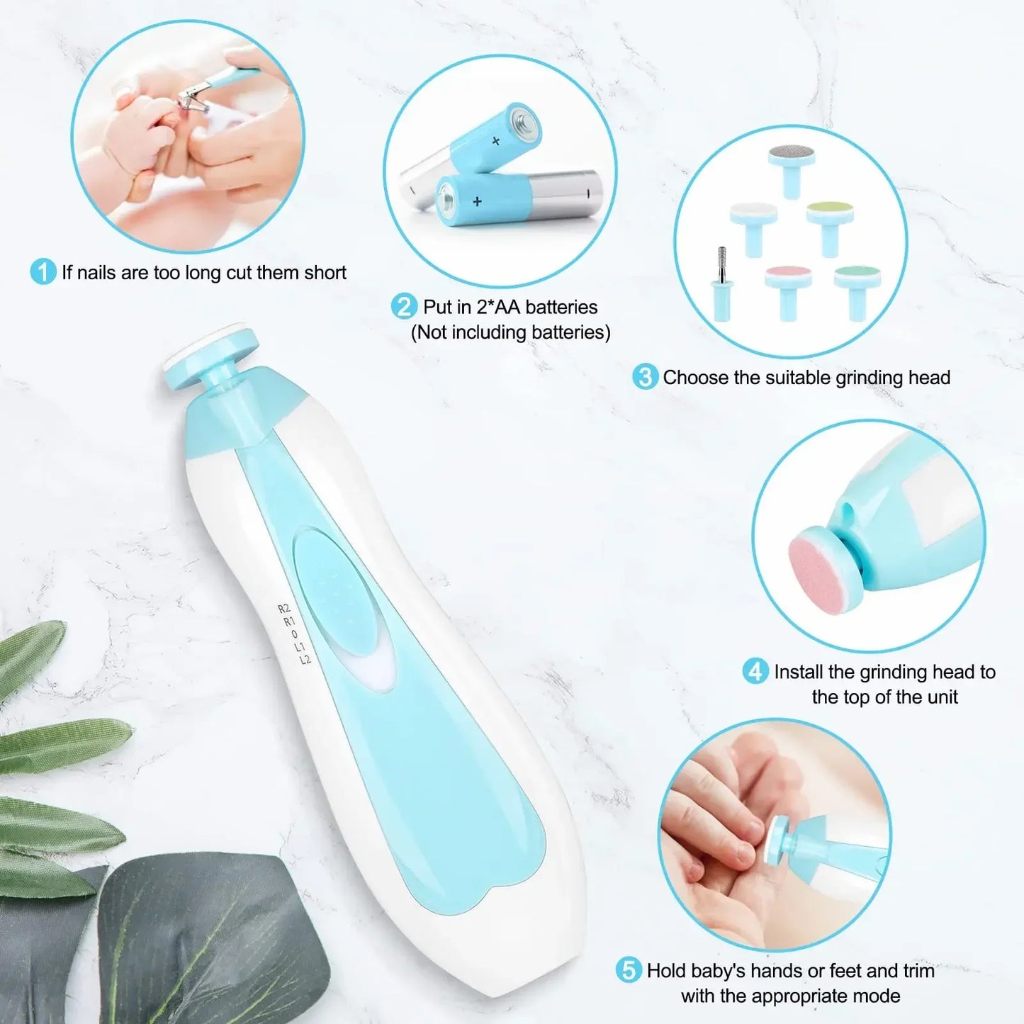 GentleTouch Electric Nail Trimmer