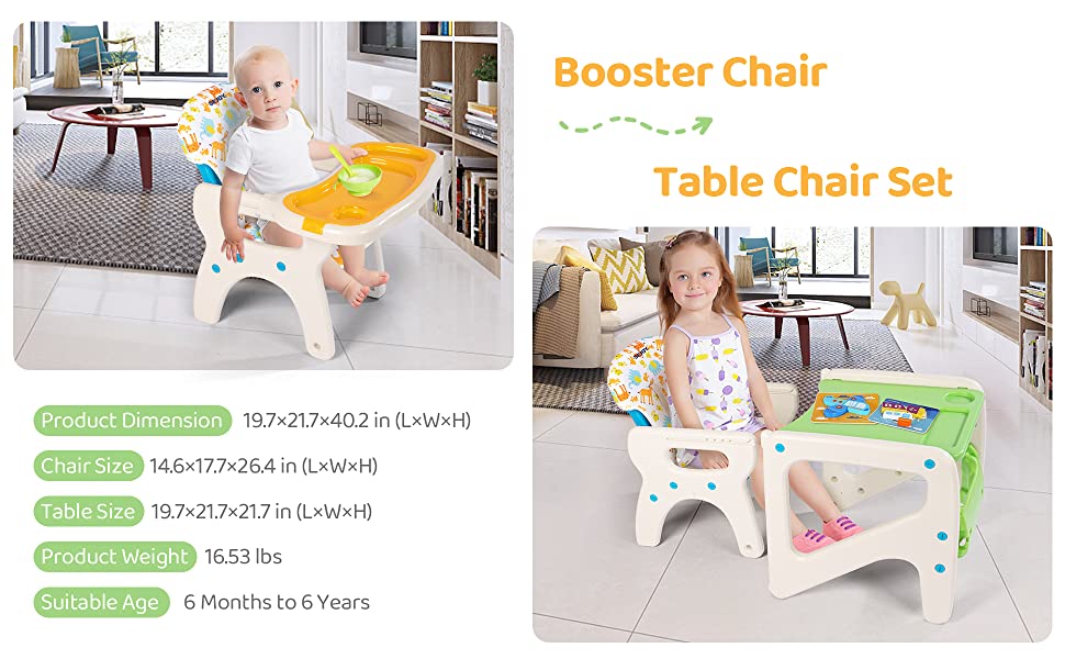 3-in-1 Baby High Chair