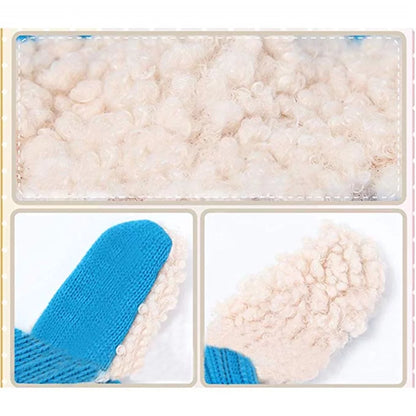 Cute Baby Toddler Winter Beanie Warm Hat Hooded Scarf Earflap Knitted Cap Kids