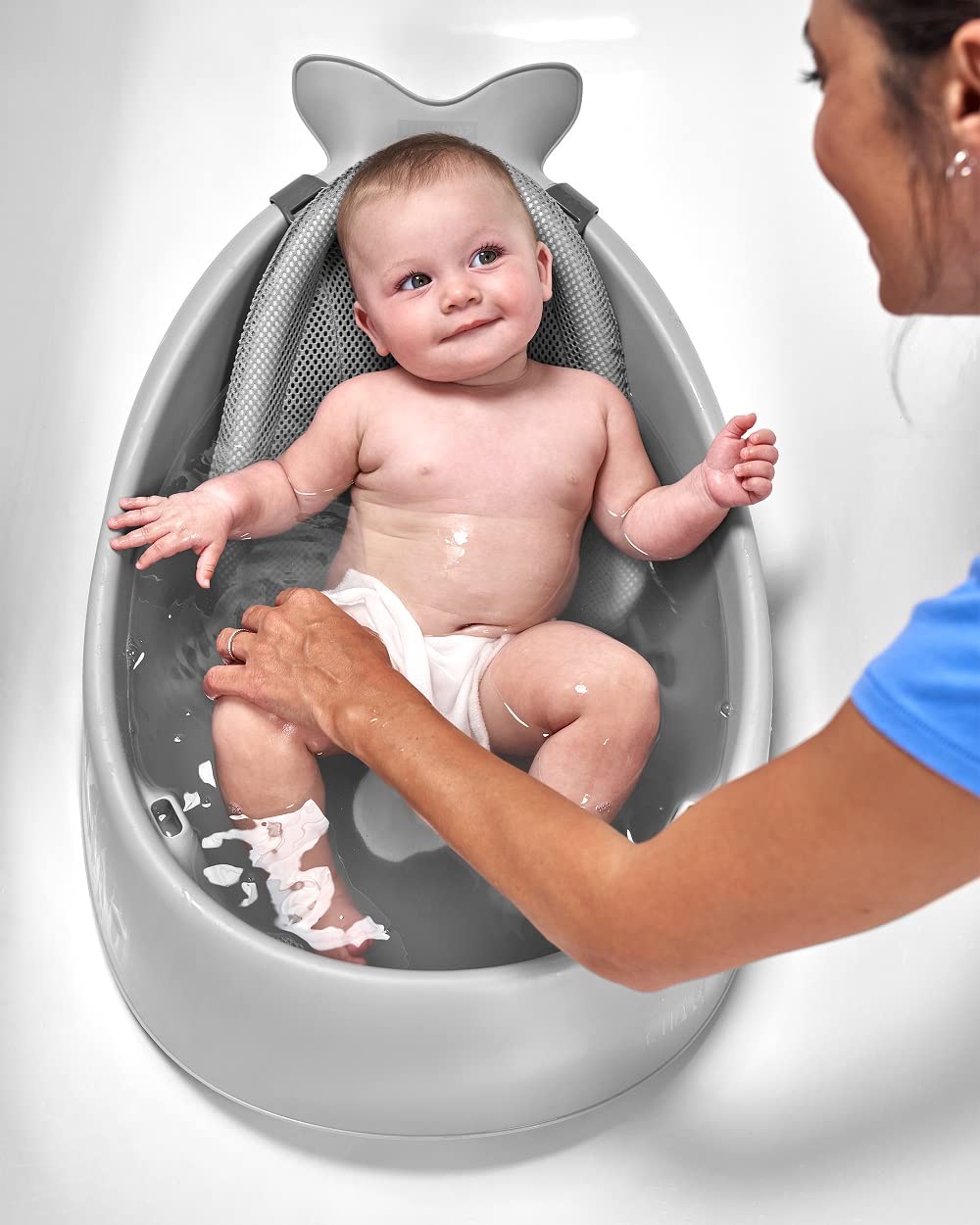 Infant Bath Tub 3-Stage Grow with Baby Smart Sling 