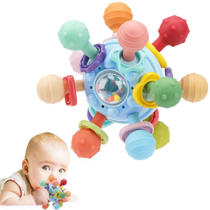 Sensory Teething Toys for Babies 0-18 Months