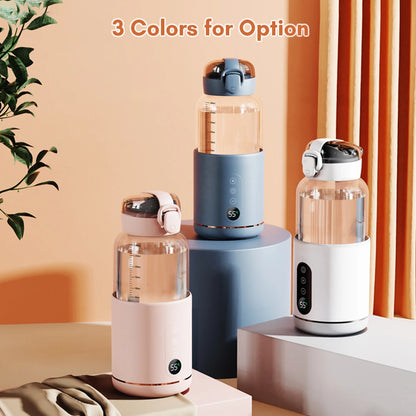 Portable Ultra Fast Bottle Warmer - USB Rechargeable with Control & Display