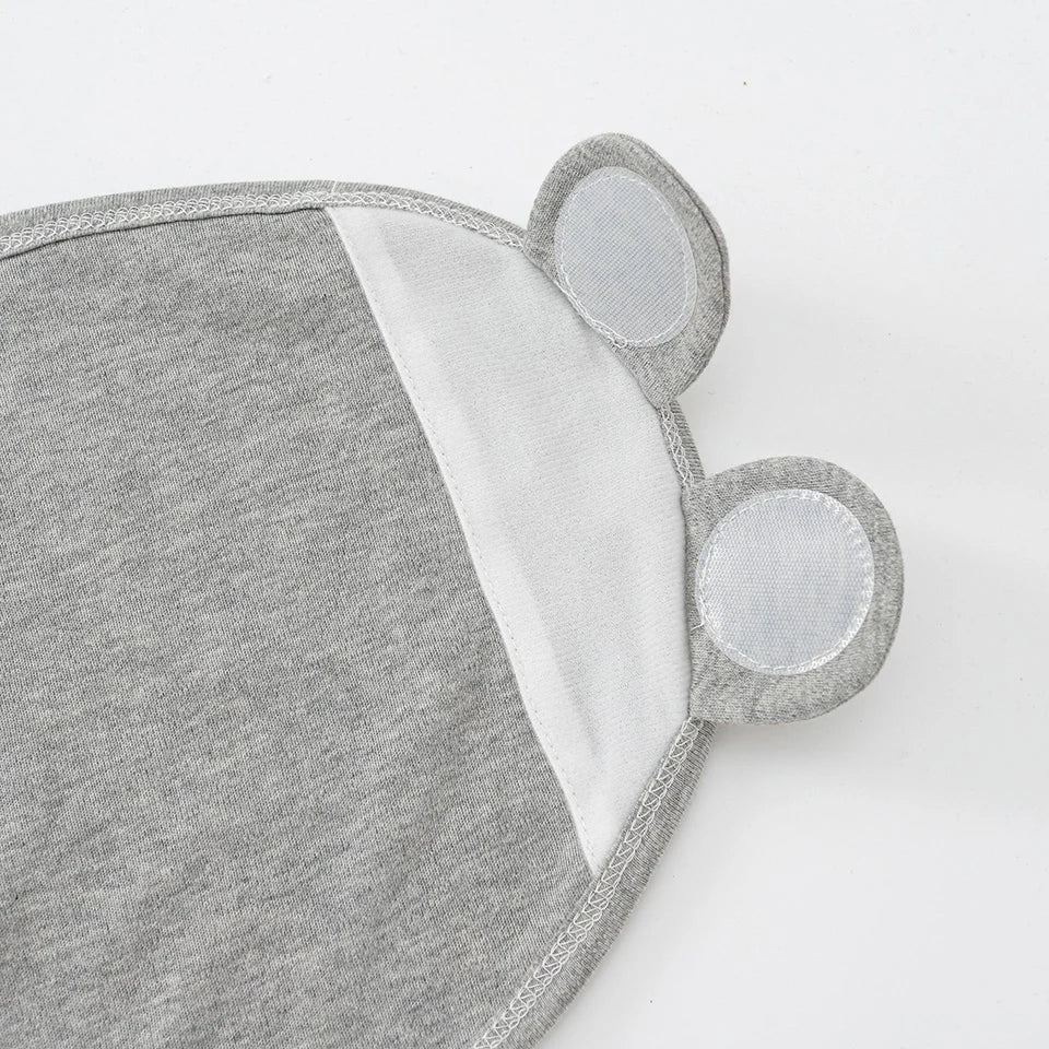 Baby Swaddle Blanket w/ Hat Set