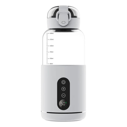Portable Ultra Fast Bottle Warmer - USB Rechargeable with Control & Display