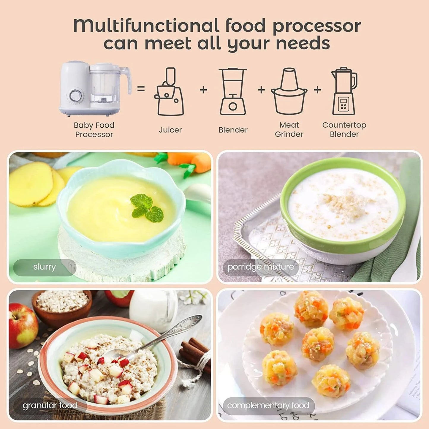 TopStrong Multi-functional Baby Food Processor