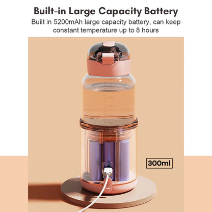 Portable Ultra Fast Bottle Warmer - USB Rechargeable with Control & Display